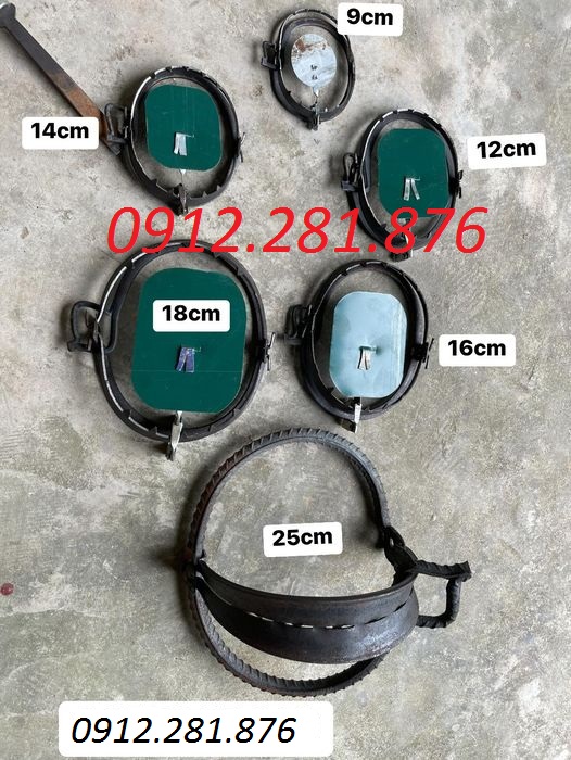 CẠM BẪY CHỒN 12CM TẶNG BÀN ĐẠP + DÂY PHANH CÁP LỤA