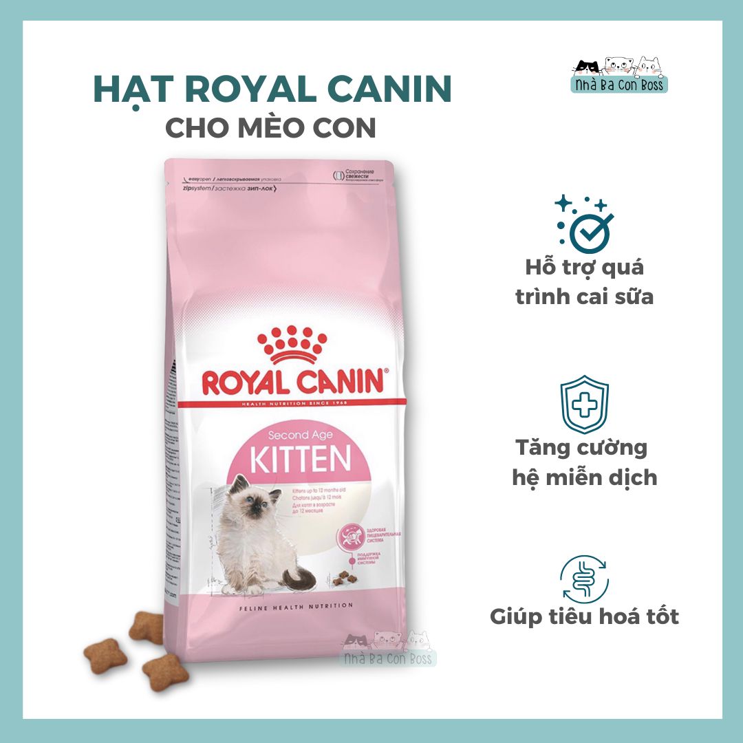 [400g/1kg/2kg/10kg] Hạt Cho Mèo Con (Kitten) Royal Canin Kitten