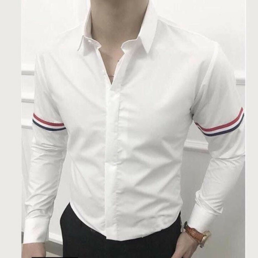 (HOT) ÁO SƠ MI NAM QUỐC DÂN VIỀN TAY SIÊU HÓT