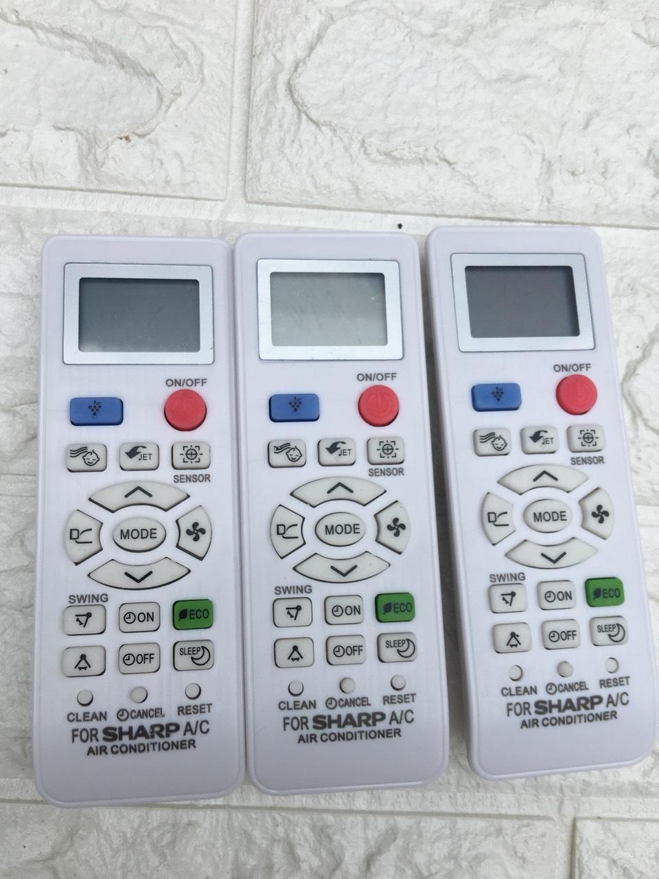 Điều khiển điều hòa SHARP 1 chiều và 2 chiều