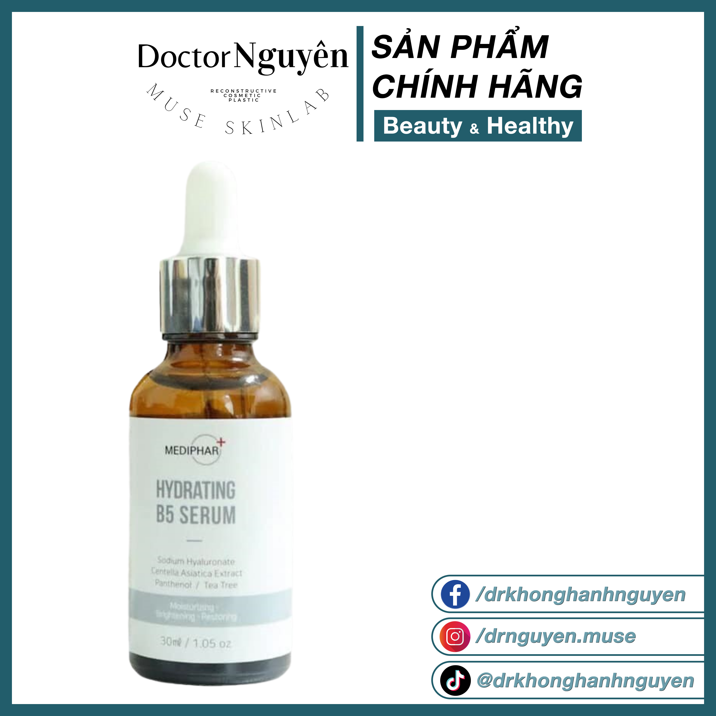 [HÀNG NHẬP KHẨU] Tinh Chất Phục Hồi Da Mediphar Hydrating B5 (30ml)