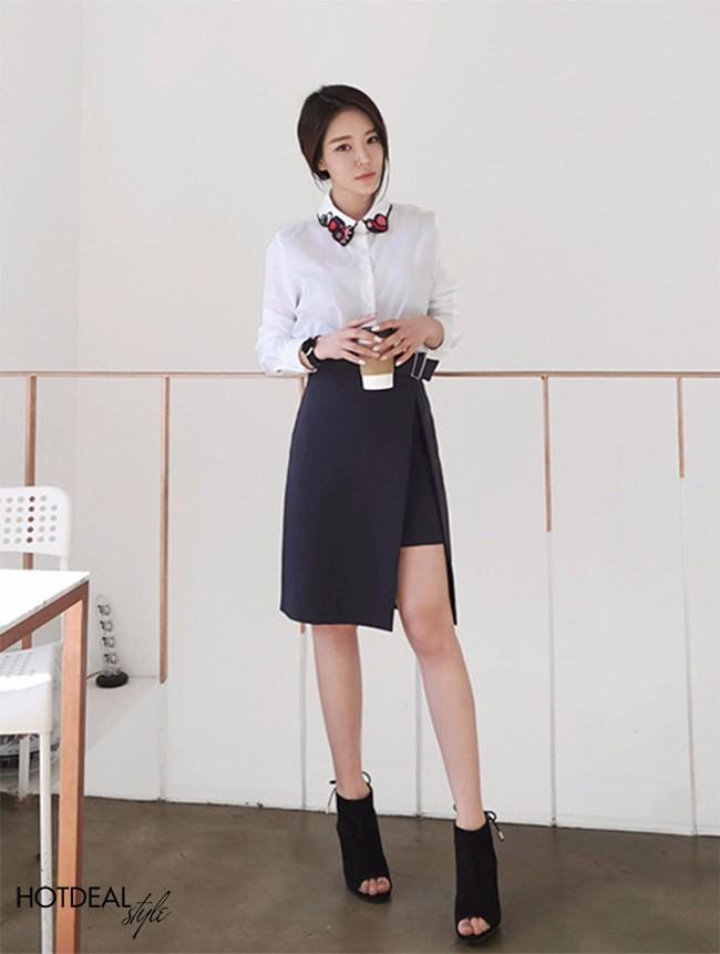 [HCM]Chân váy xẻ tà Halona
