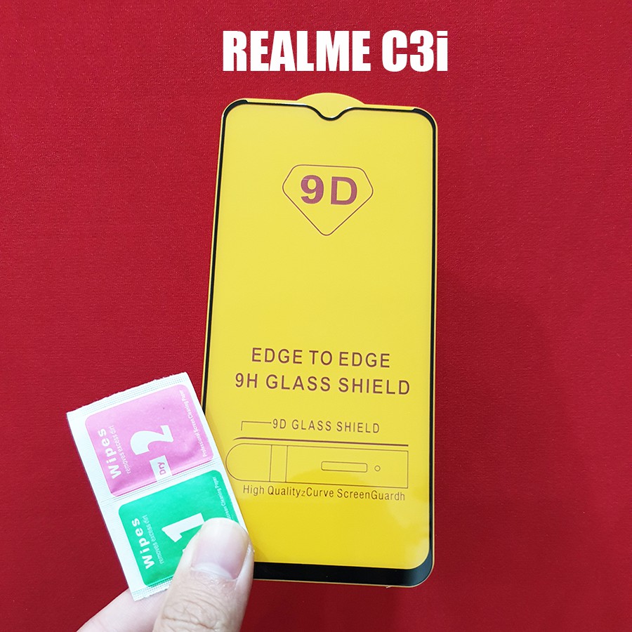 Kính cường lực full màn hình Realme C3i