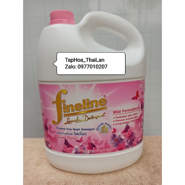[Hoàn Tiền 10%] Nước Giặt Fineline 3000ml Nhập Khẩu Thái Lan