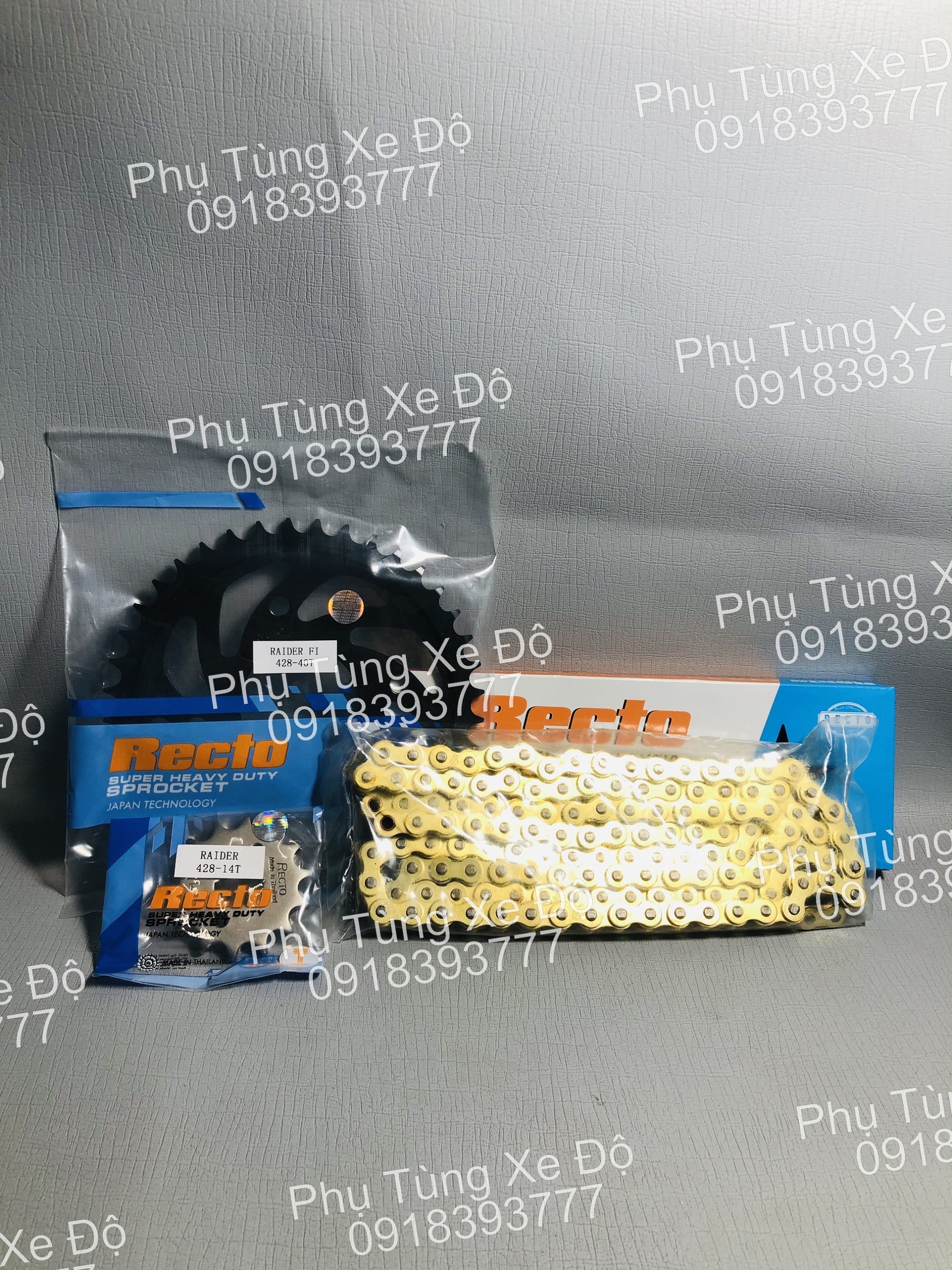 Nhông Sên Dĩa RECTO  ( Satria / Raider Fi ) ( 14 -40 )