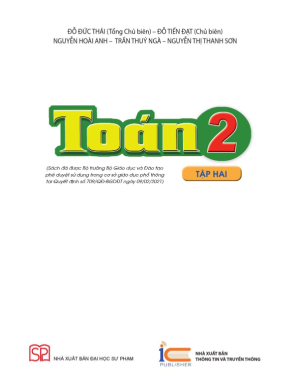 SGK Toán lớp 2 tập 2 - Cánh Diều