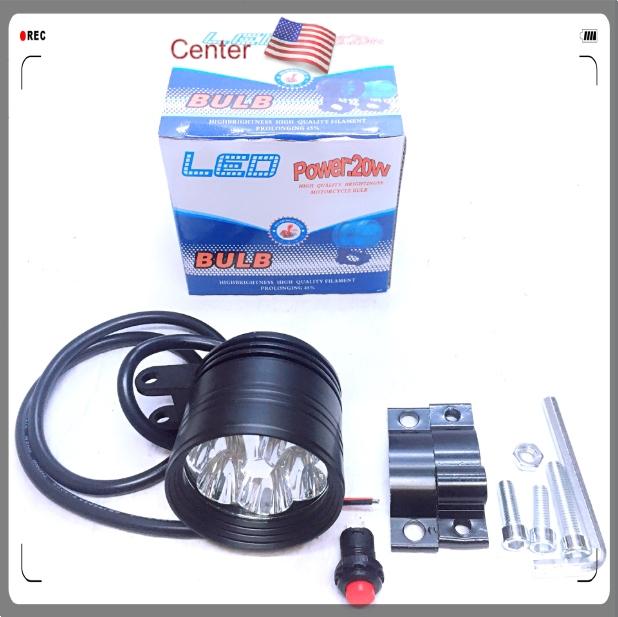 [ Tặng Công Tắc ] Đèn pha led , đèn trợ sáng L6 ngắn siêu sáng