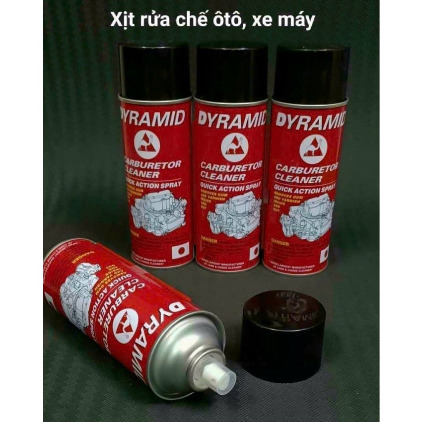 Xịt chế DRAMID, bình xịt chế hòa khí bình xăng con xe máy, xịt chế vệ sinh xe máy ,ô tô siêu sạch