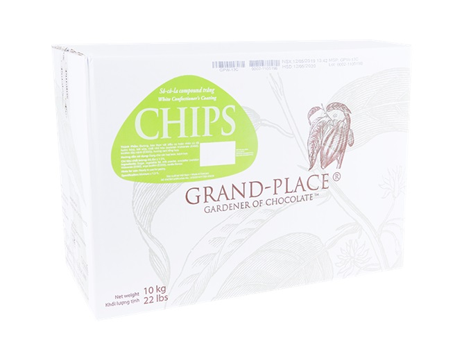 Socola chip trắng Puratos Grand-Place