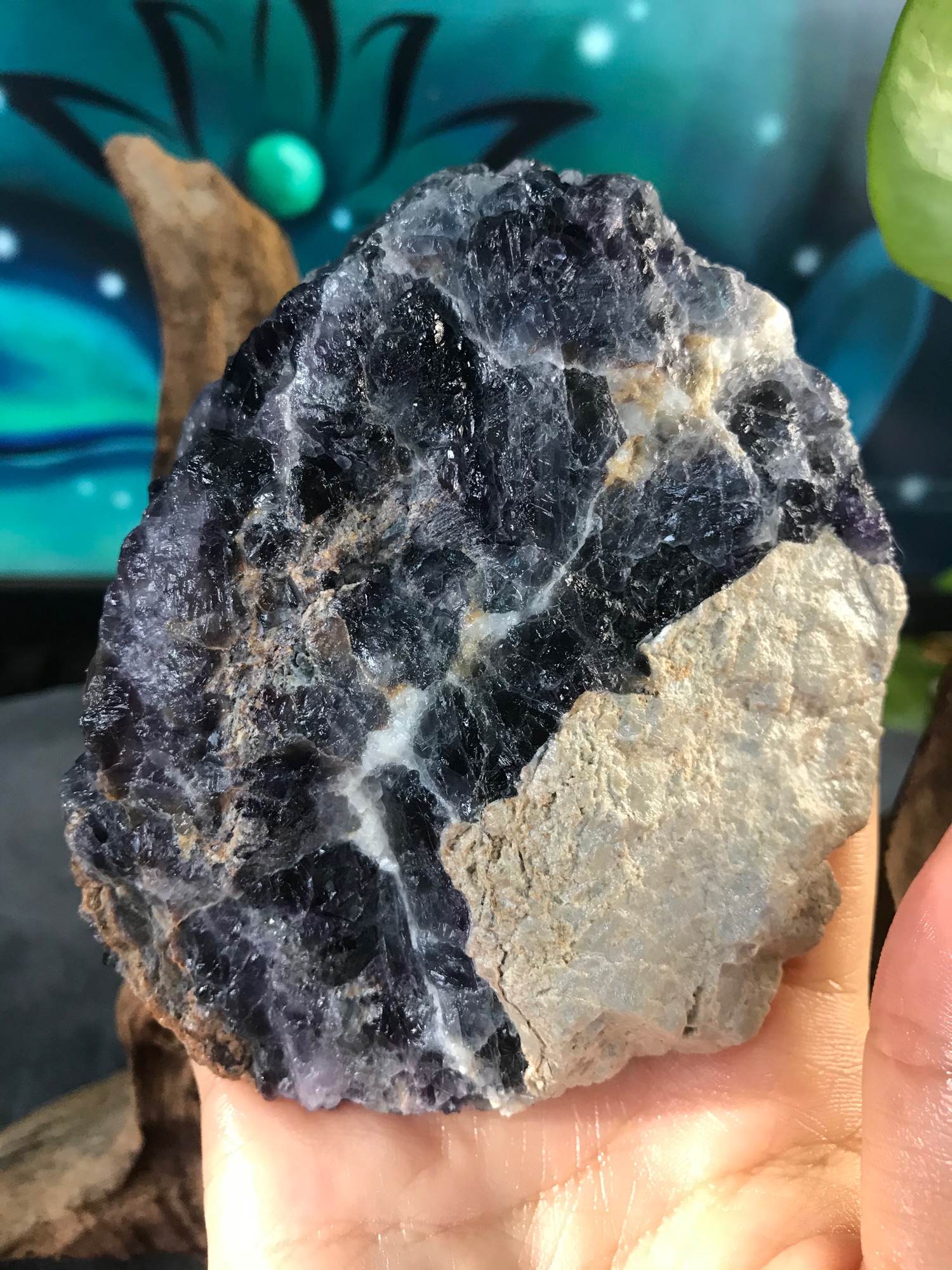 Đá Fluorite tự nhiên 0.7kg
