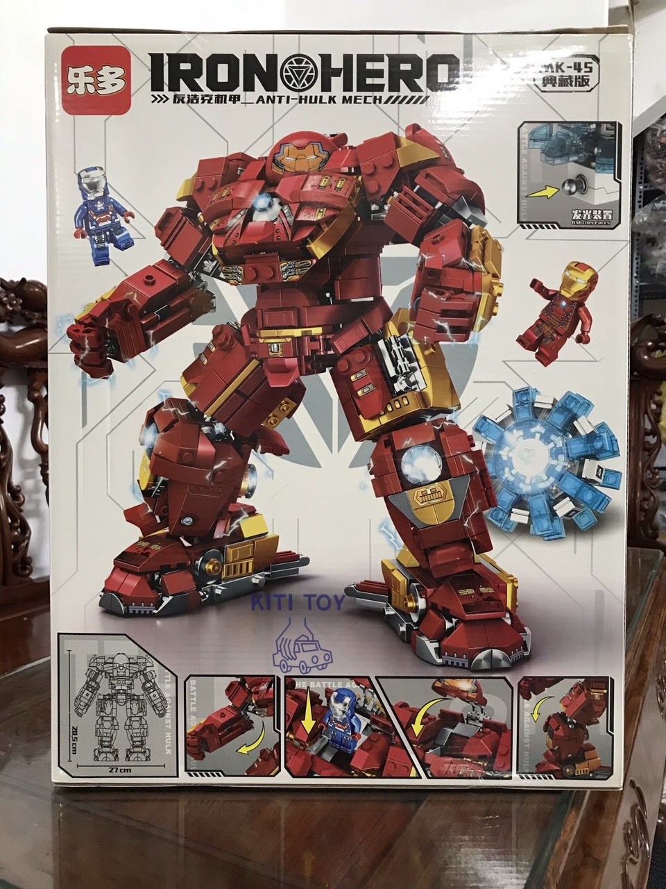 Lắp ráp người sắt Iron Hulkbuster - Anti hulk mecha MK45