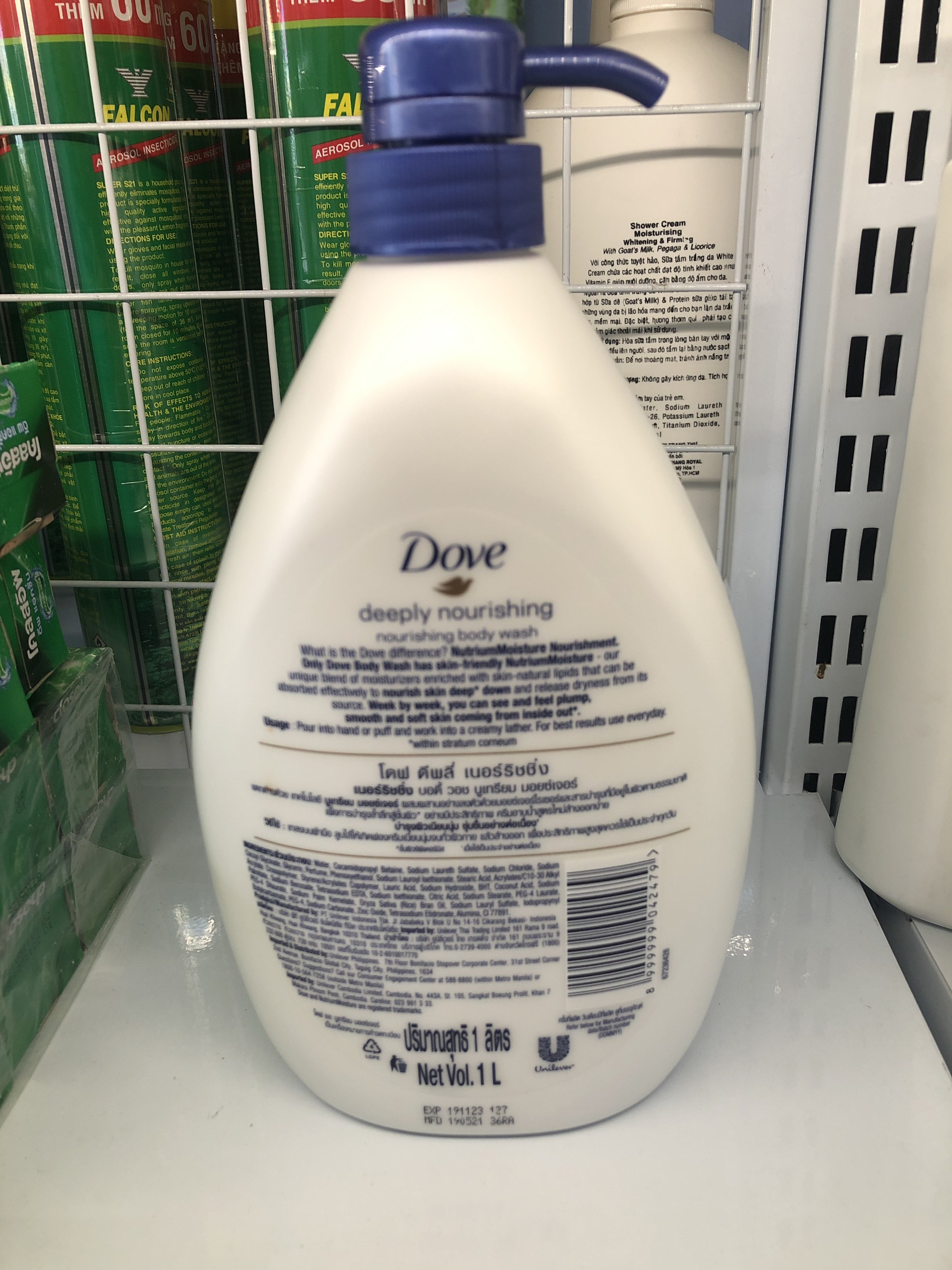 Sữa tắm Dove Thái 1Lít Deeply nourisshing