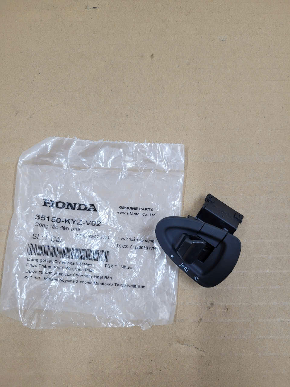 Công Tắc Bật Tắt Đèn Pha Honda Chính Hiệu