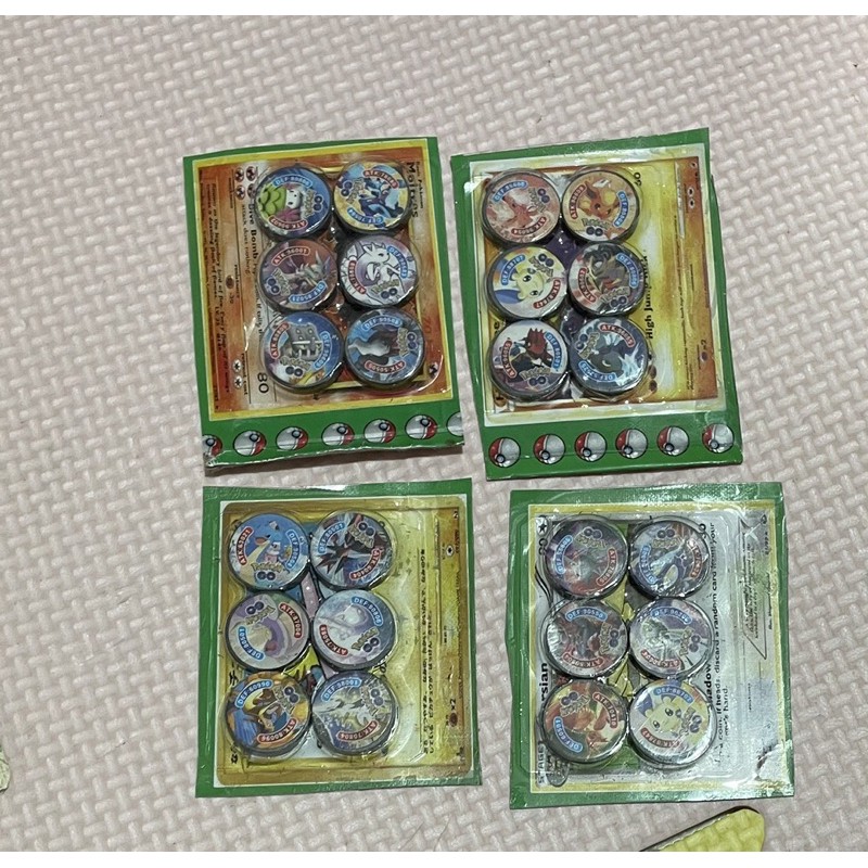 [HCM]Sỉ vỉ 20 bộ nam châm bẹt hình pokemon( bộ 6 nam châm)