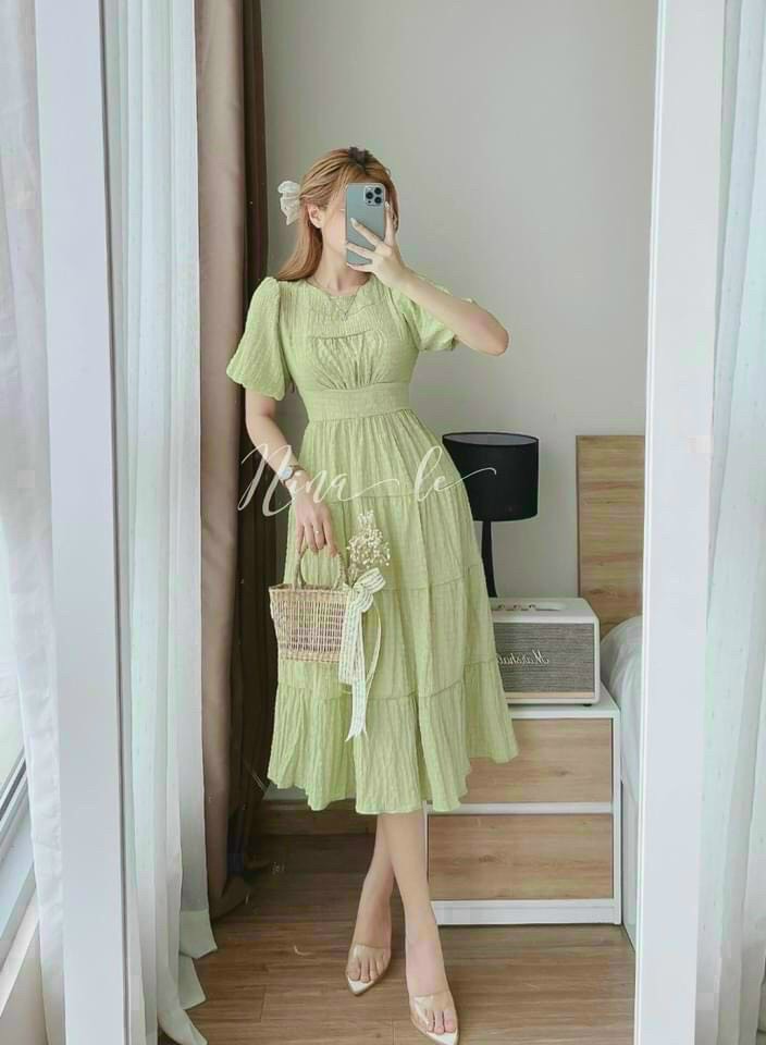 Đầm Maxi Tầng