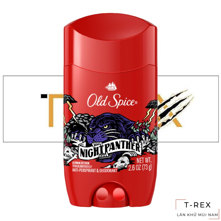 Lăn Khử Mùi Old Spice Wild Collection Night Panther 73Gr