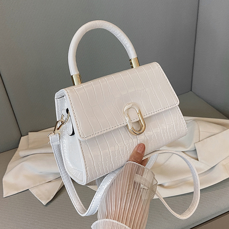 Túi Xách Nữ Khóa 0 Vân Rắn Size 20cm Phong Cách Đơn Giản Dễ Phối Đồ