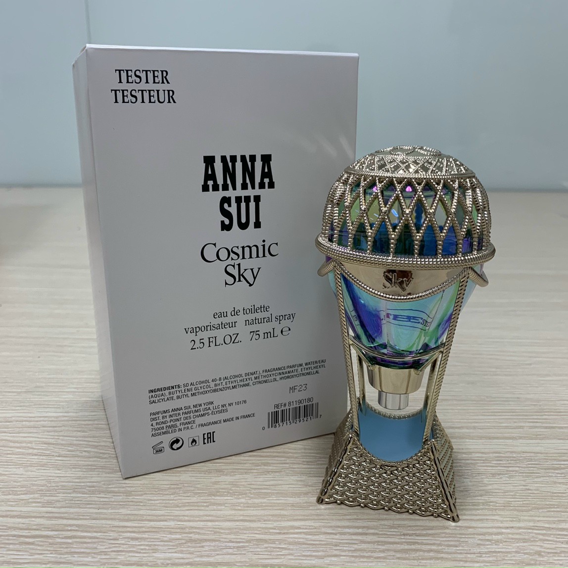 Nước Hoa Anna Sui Cosmic Sky EDT 75ml Tester (Như Hình)