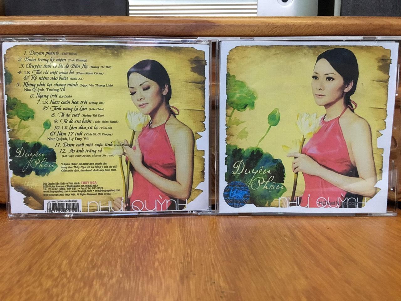 [MDCD] Bộ 5 đĩa nhạc CD Như Quỳnh chọn lọc