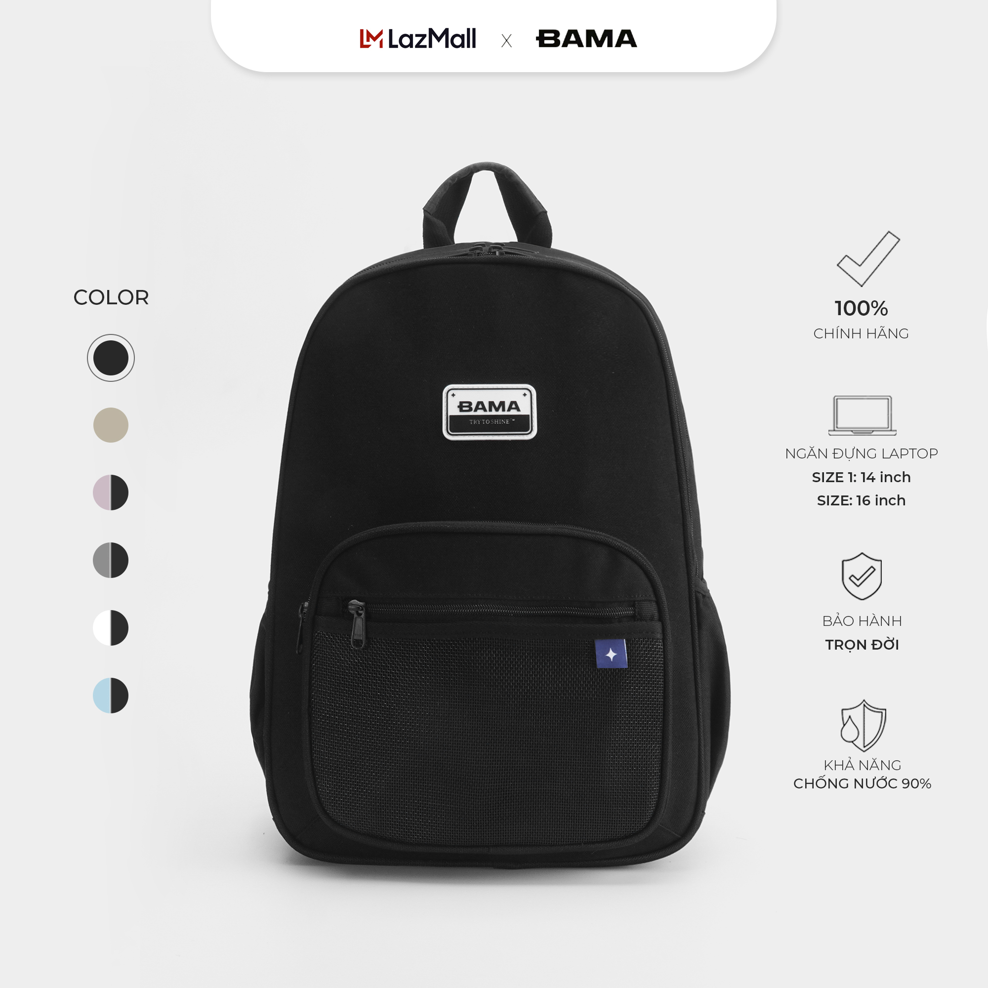Balo BAMA Simple Backpack 4.0