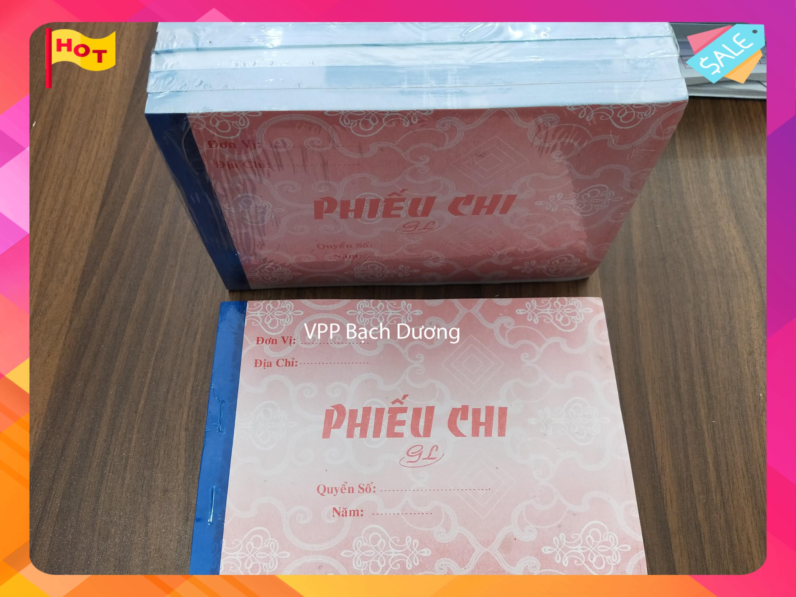 Phiếu Chi 3 liên 150 tờ (13cm x 19cm) -cuốn