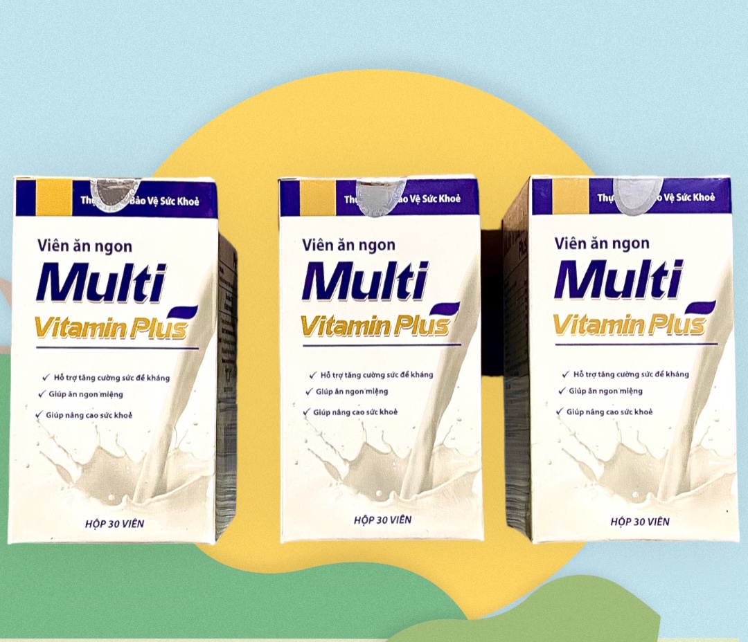 Viên uống tăng cân Multi Vitamin Plus công nghệ Thailand