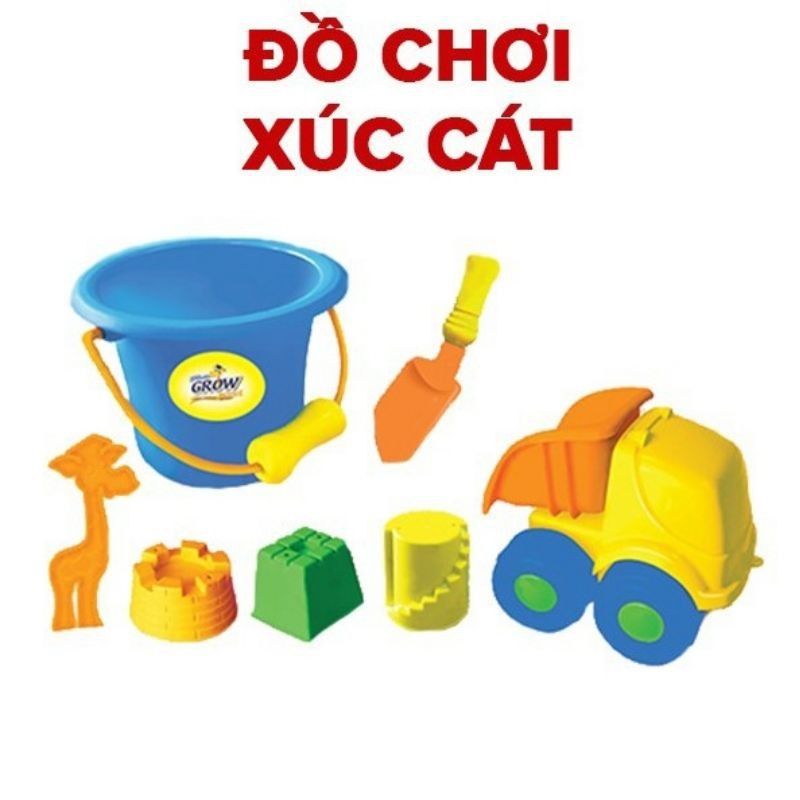 [HCM]Bộ đồ chơi xúc cát 7 chi tiết