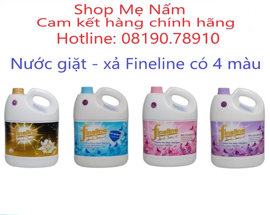 🌸🌱☘️ NƯỚC GIẶT - XẢ FINELINE 3000ML THÁI LAN 🌸🌱☘️
