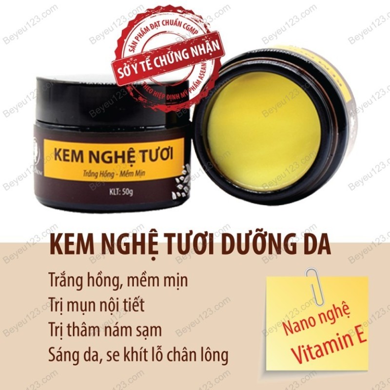 Kem nghệ tươi hữu cơ dưỡng da mẹ sau sinh 50g - Wonmom (Việt Nam)
