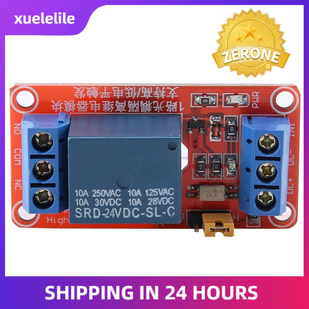 Bảng module rolay quang điện 1 kênh cho nguồn mạnh và yếu 5V/12V/24V - INTL