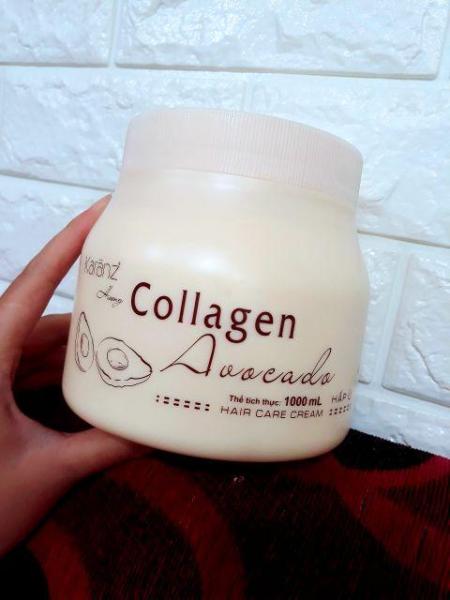 Hấp dầu (Kem ủ tóc) Karanz Collagen Avocado 1000ml dưỡng tóc mềm mượt, hết khô xơ
