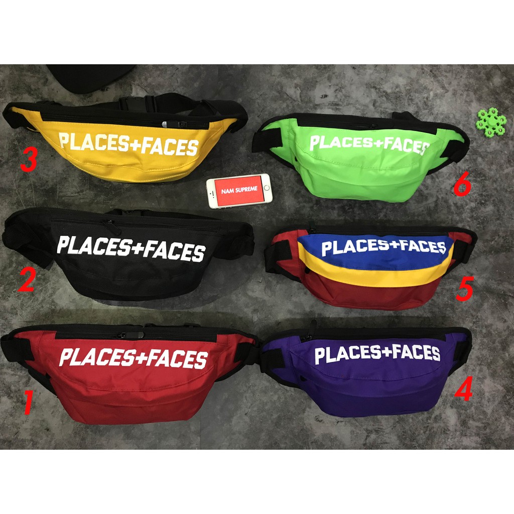 🔥 (ảnh thật) Túi bao tử Places + Faces | Hàng cao cấp - Phản quang