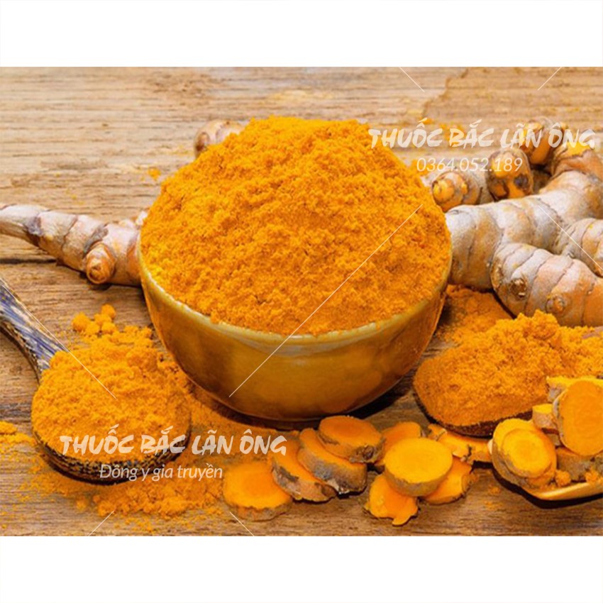 Bột nghệ vàng 100g, nguyên chất, thơm, mịn, gia vị tẩm ướp, tạo màu, hương vị cho món ăn