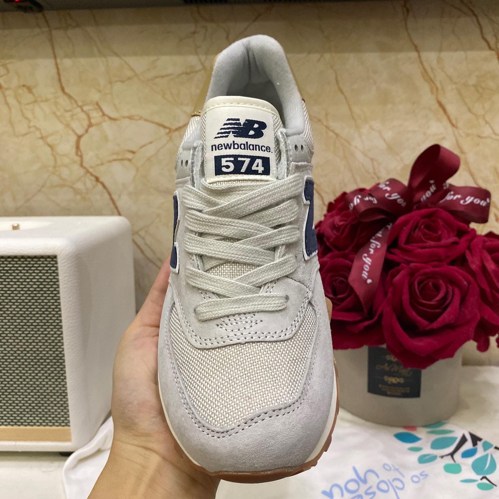 Giày thể thao sneaker NB 574 xanh than