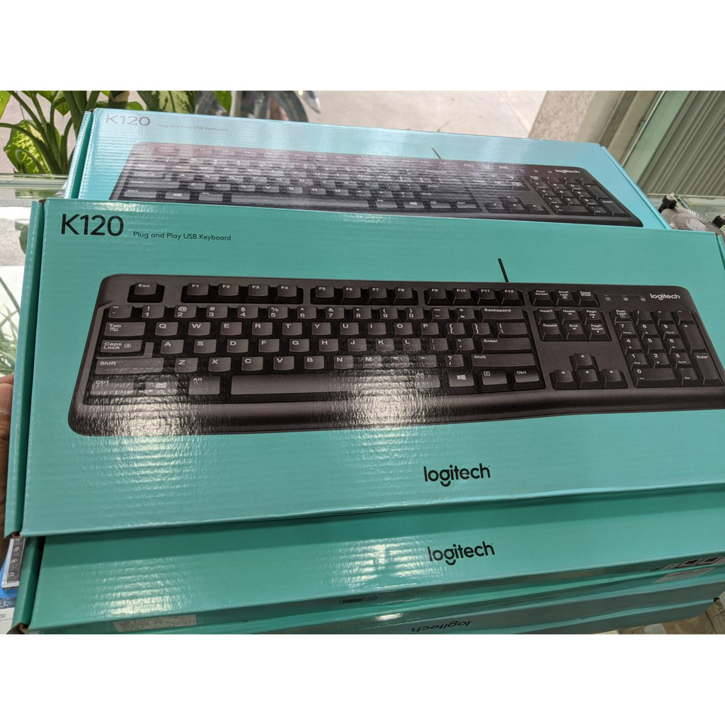 Bàn phím Logitech K120 - Hàng chính hãng