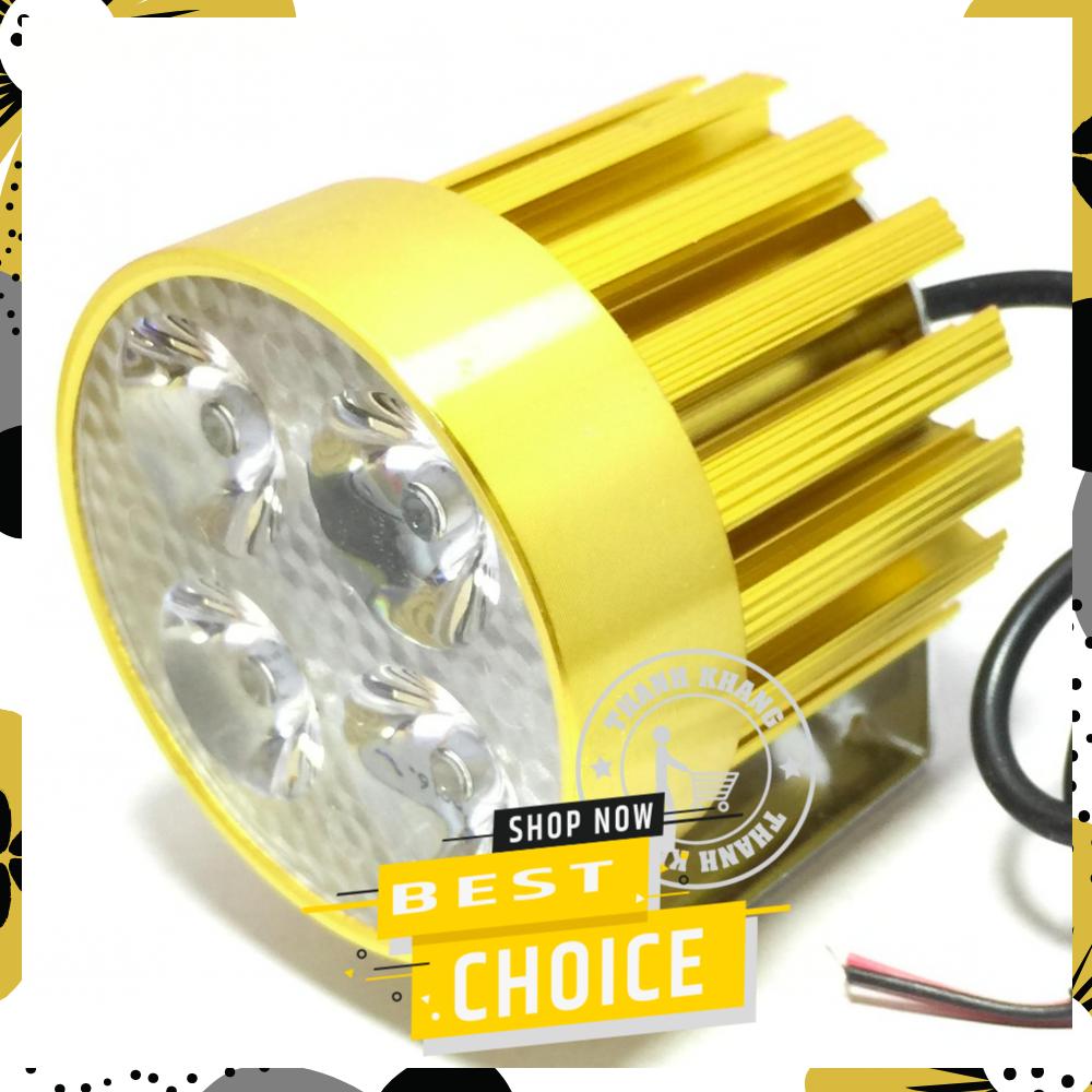 đèn Fa led trợ sáng L4 gold cao cấp 2 chức năng pha cos gắn xe máy