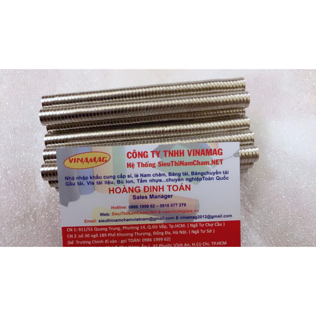 Nam châm viên d10x3mm