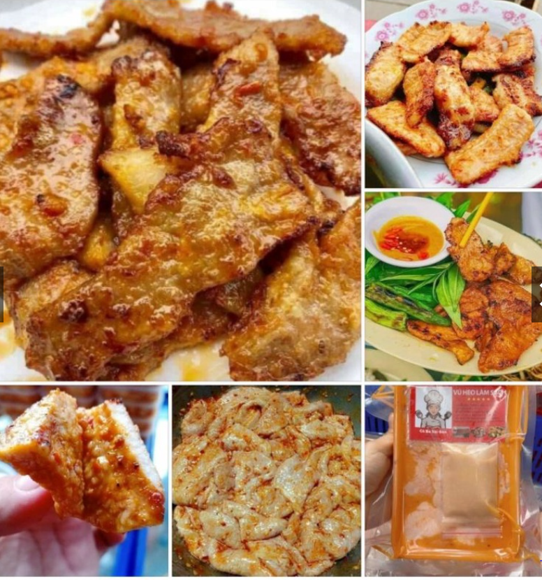 Vú heo ướp sẵn hộp 500g