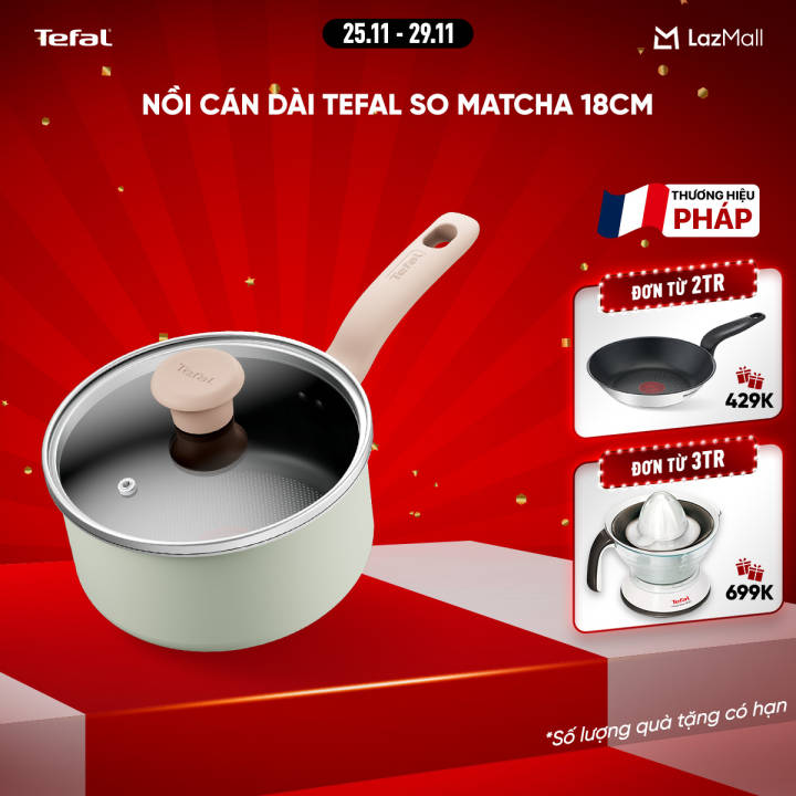 Nồi cán dài Tefal So Matcha 18cm - Hình ảnh 2