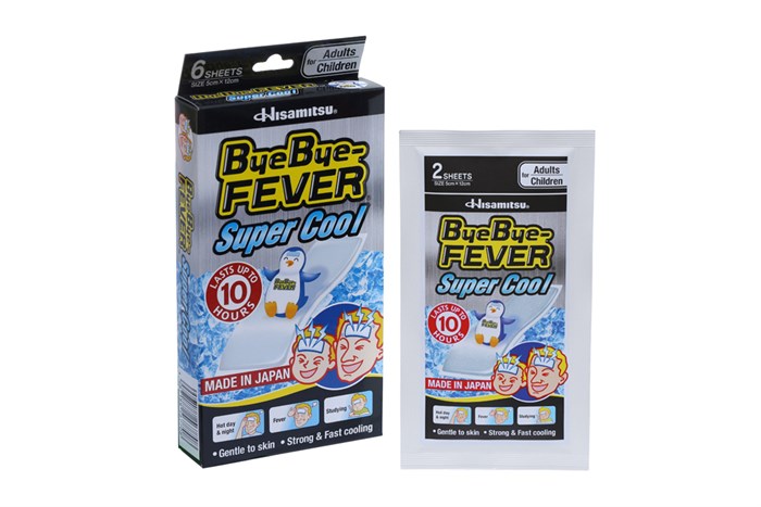 [HCM]Miếng dán hạ sốt ByeBye FEVER Hisamitsu (Túi 2 miếng)