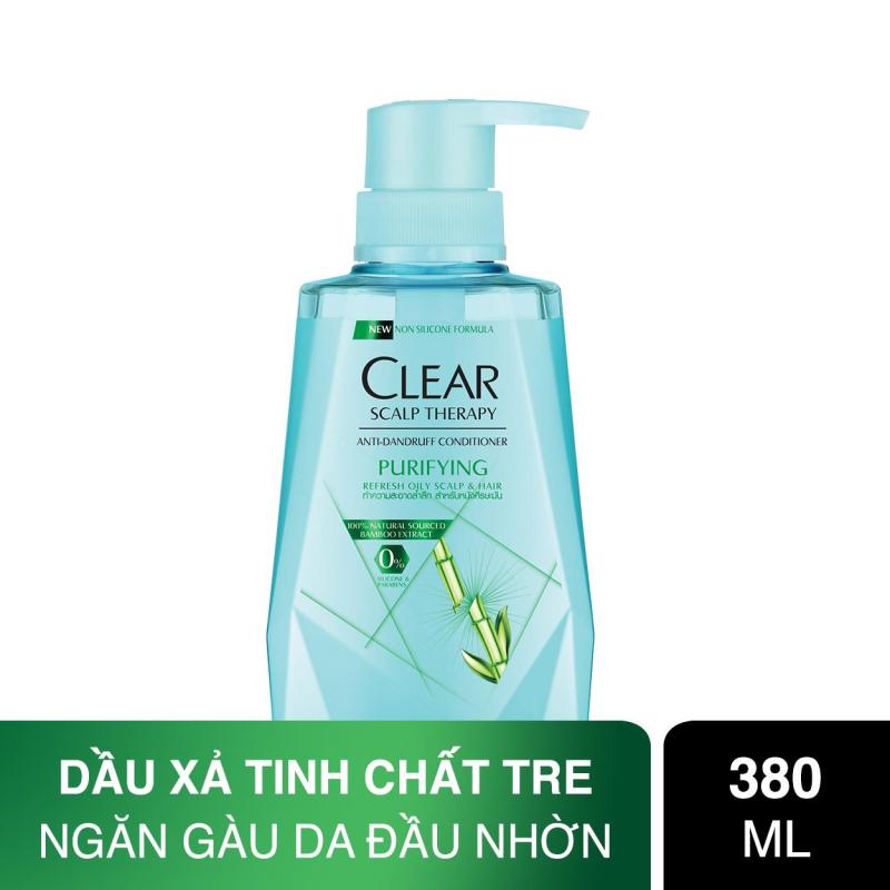 Dầu xả làm sạch da đầu nhờn và ngăn gàu Clear Hair Conditioner Bamboo 380ml nhập khẩu