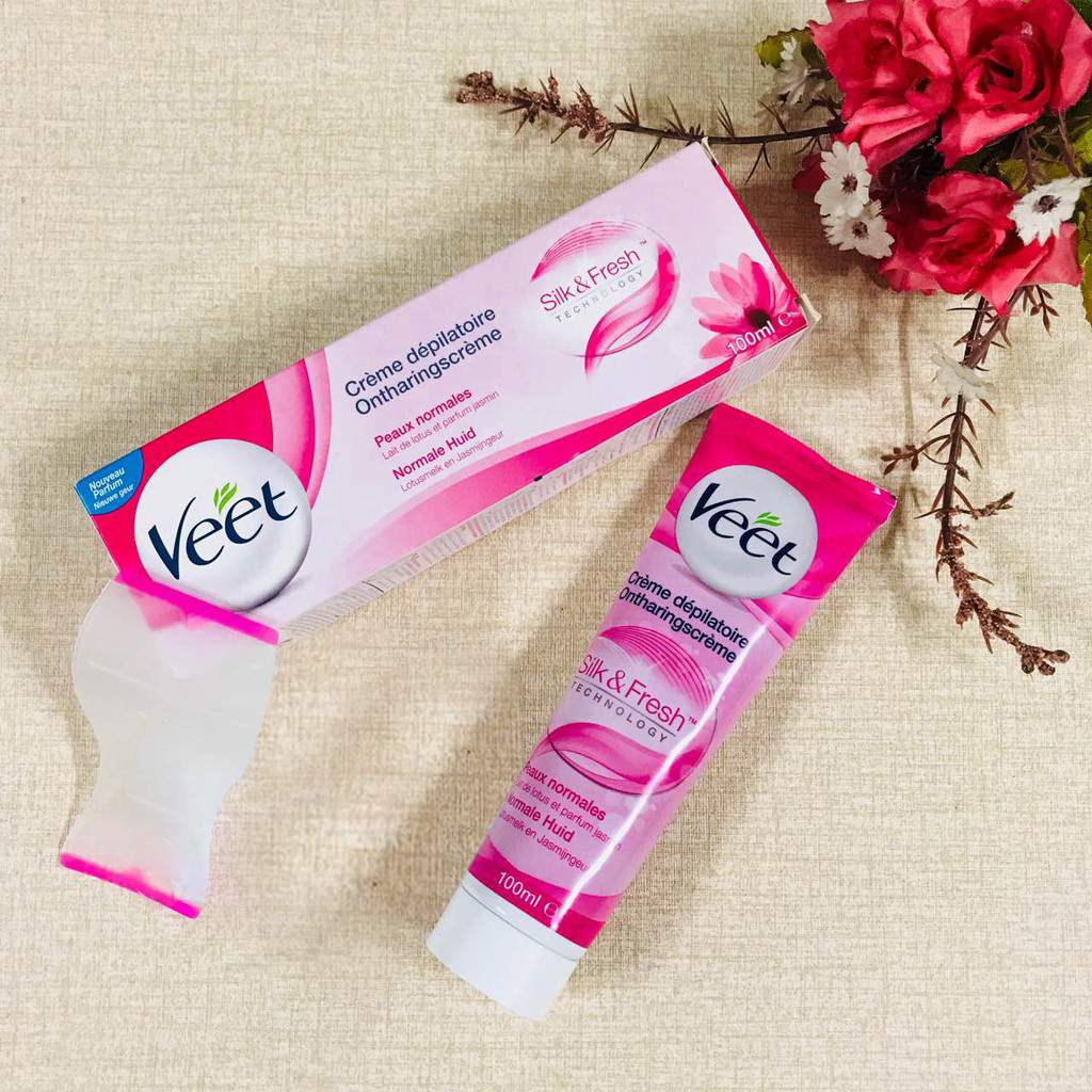 Kem Tẩy Lông Veet Silk & Fresh Technology Pháp - 100ml