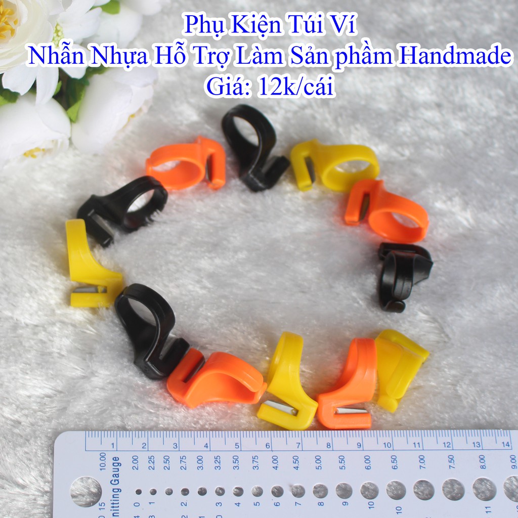Nhẫn Nhựa hỗ trợ làm sản phầm handmade (22k/cái)