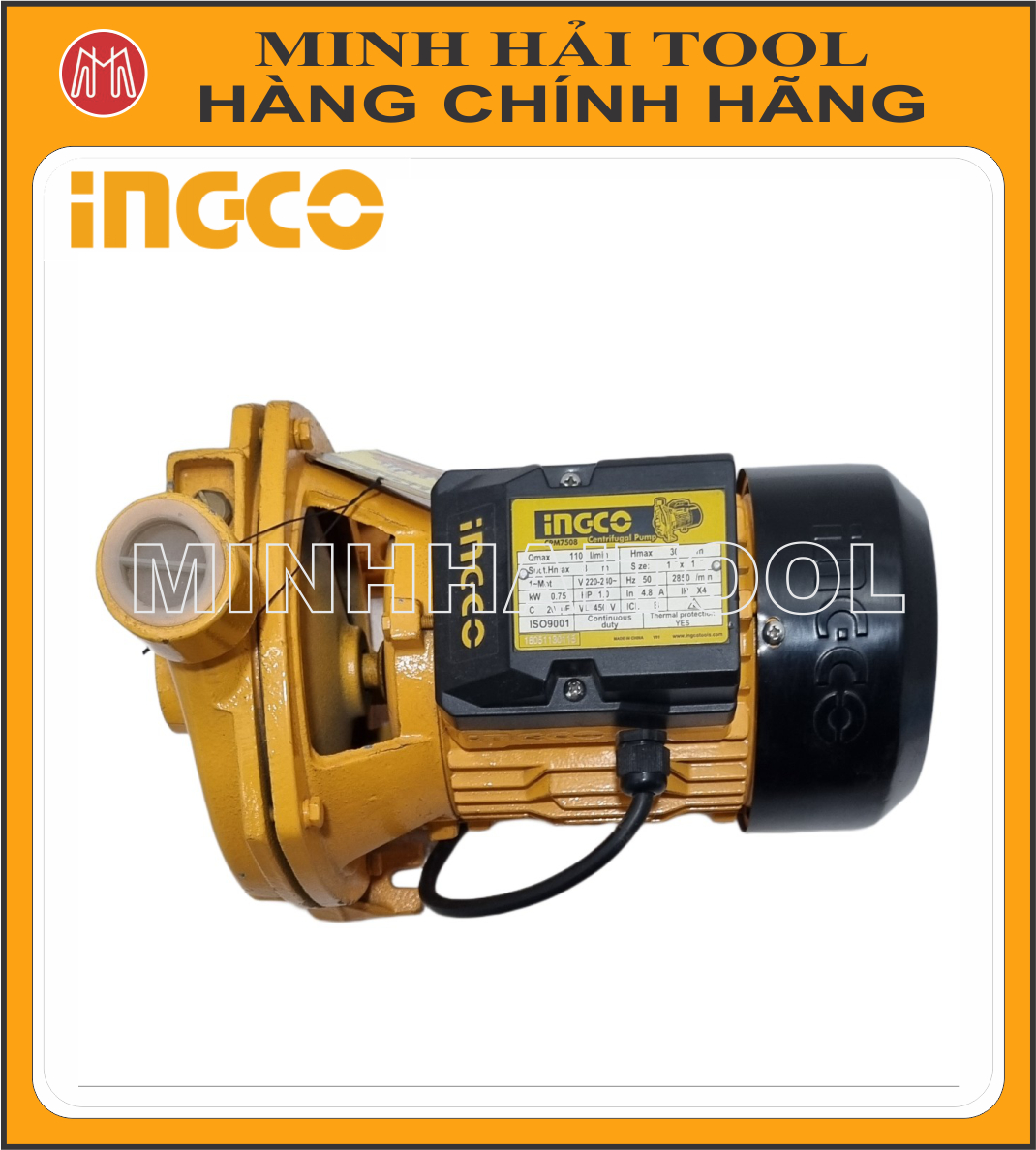 Máy bơm li tâm 750W INGCO CPM7508