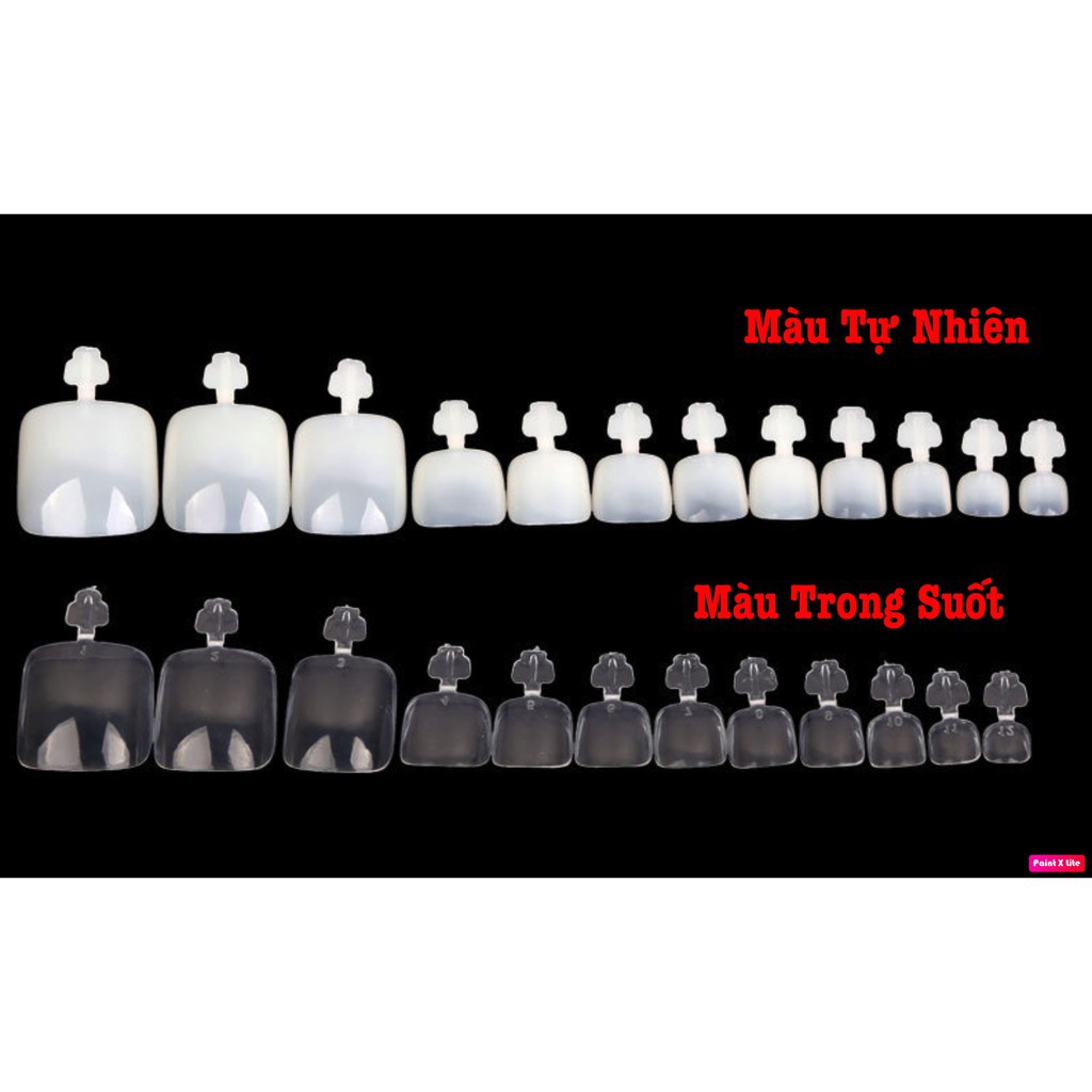 Móng úp chân lẻ size