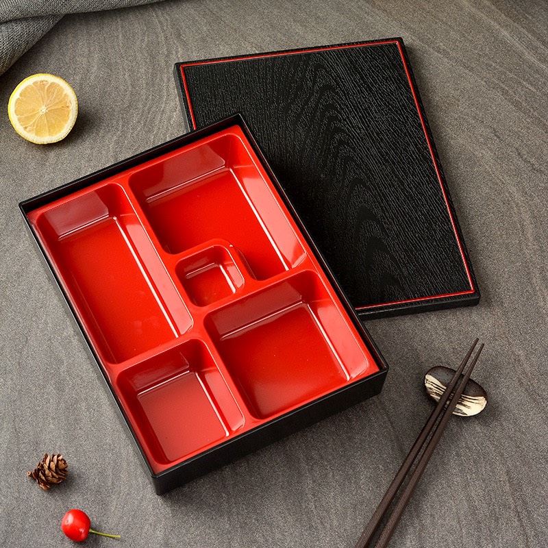 Hộp Cơm Bento Nhựa Cao Cấp 5 Ngăn [ Phong Cách Nhật Bản ]