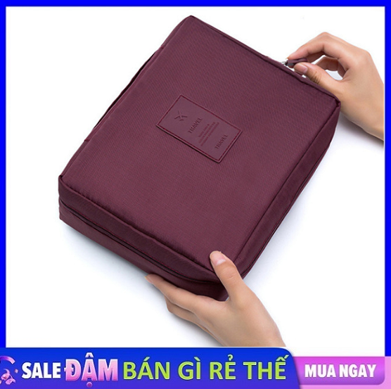 >> BÁO GIÁ TÚI ĐỰNG ĐỒ MỸ PHẨM ĐA NĂNG KHÔNG THẤM NƯỚC CÓ XÁCH TAY THÀNH NAM (23.5 X 21 CM) | Shopee Lazada Sendo Tiki mới nhất 54 Túi đựng mỹ phẩm xách tay Travel túi đựng đồ mỹ phẩm đa năng, chống thấm nước, kích thước 21x8x17cm