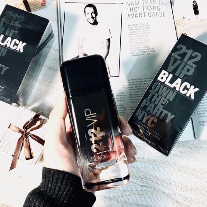 Nước Hoa Carolina Herrera 212 Vip Men Black (5ml/10ml/20ml)