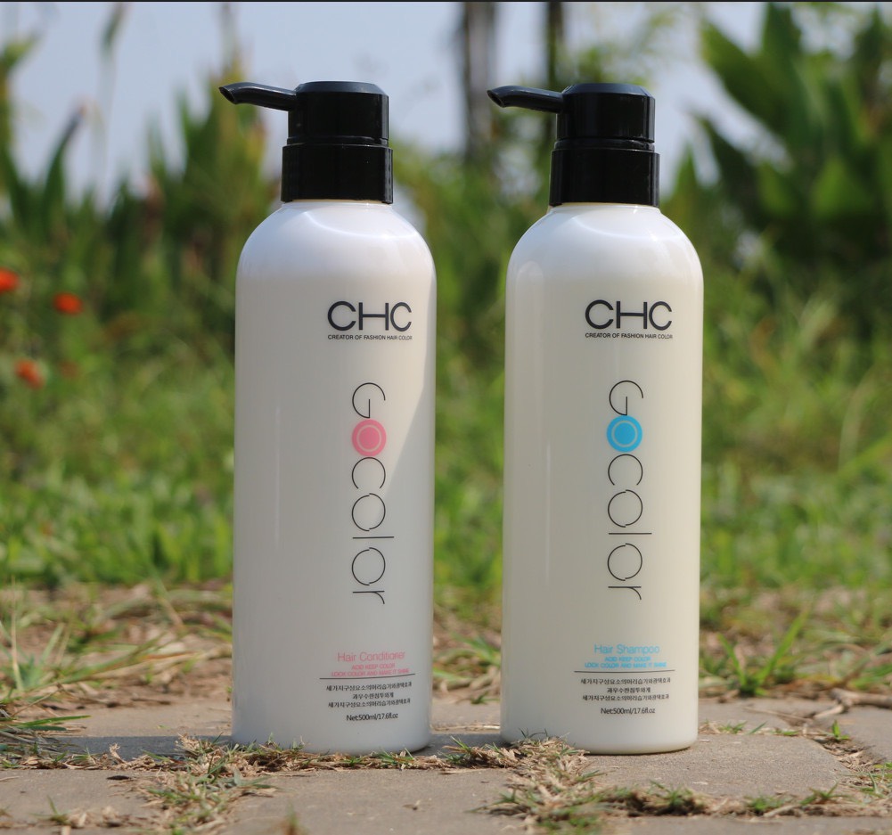 [Chính hãng] Combo gội xả hấp CHC Hàn Quốc 1500ml (Quà tặng combo 2 cặp gói gội xả)