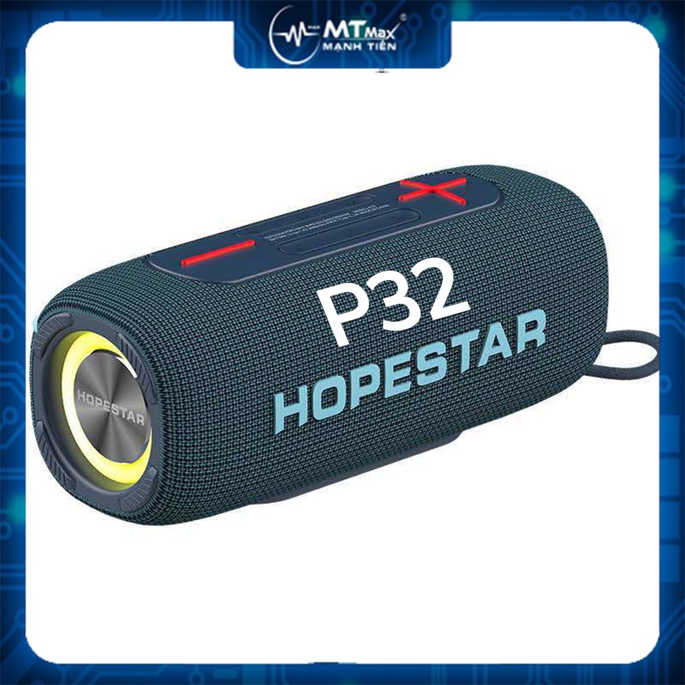 Loa Bluetooth HOPESTAR P32 nghe nhạc Di Động Công Suất Cao 20W - với thiết kế loa dạng cộng hưởng cho ra loa với âm thanh HopeStar